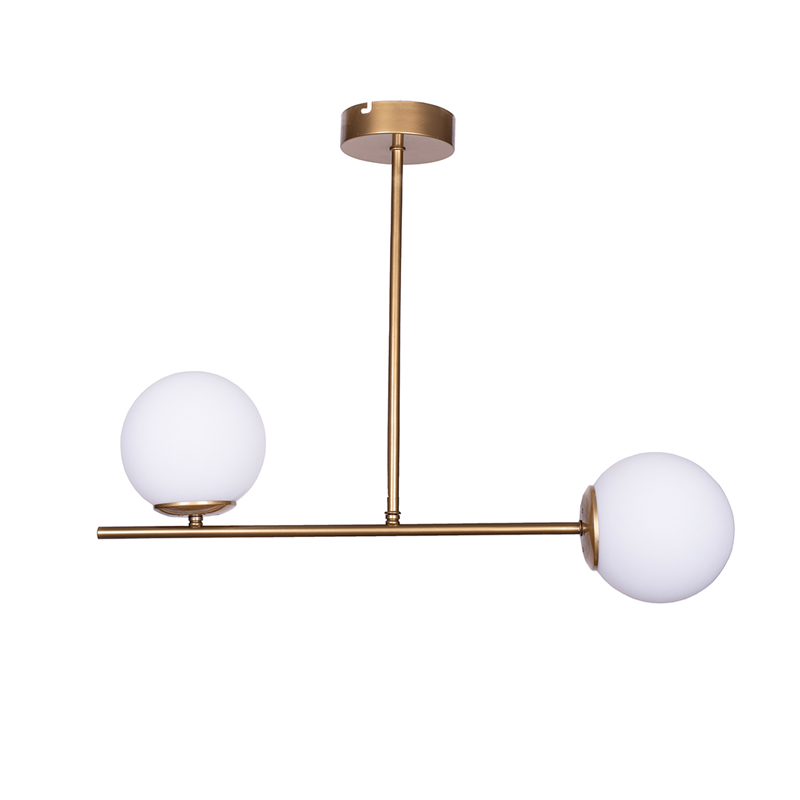 Φωτιστικό οροφής Opedro pakoworld χρυσό μέταλλο 60x30x40εκ 193-000099