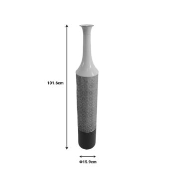 λευκή και μαύρη απόχρωση Φ15.9x101.6εκ 209-000015
