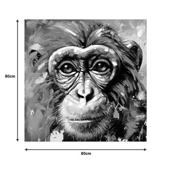 Alternative view of Πίνακας σε καμβά Bano Inart 80x3x80εκ