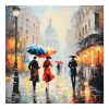 Πίνακας σε καμβά Nightdream I Inart 100x3x100εκ 296-000045