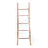 Σκάλα Morjeve pakoworld teak ξύλο σε φυσική απόχρωση 50x6x160εκ 336-000023