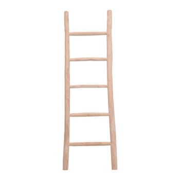 Σκάλα Morjeve pakoworld teak ξύλο σε φυσική απόχρωση 50x6x160εκ 336-000023