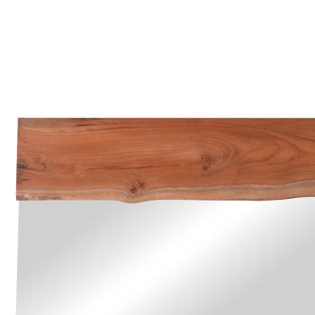 Alternative view of Καθρέπτης Riverine  teak ξύλο σε φυσική απόχρωση 120x80x4εκ