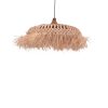 Φωτιστικό οροφής Borobe Inart sisal σε φυσικό χρώμα Φ60x35εκ 339-000002