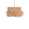 Φωτιστικό οροφής Annhele Inart sisal σε φυσικό χρώμα Φ50x35εκ 339-000015