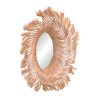 Καθρέπτης Tolle Inart abaca σε φυσικό χρώμα 65x85x17εκ 339-000033