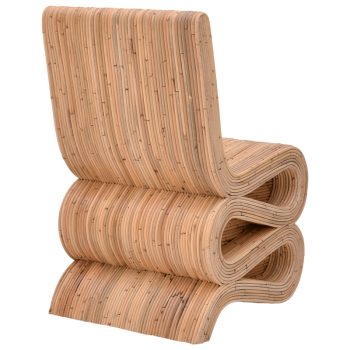Alternative view of Πολυθρόνα Favorsy  rattan σε φυσική απόχρωση 52x65x90εκ