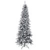 ΧΡΙΣΤΟΥΓΕΝΝΙΑΤΙΚΟ ΔΕΝΤΡΟ ΧΙΟΝΙΣΜΕΝΟ FLOCKED PENCIL SLIM 1240 TIPS Υ240ΕΚ