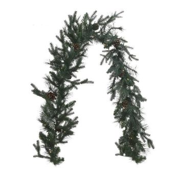 ΓΙΡΛΑΝΤΑ ΜΕ 50 ΛΑΜΠΑΚΙΑ PE/PVC ΠΡΑΣΙΝΗ 120 TIPS M180