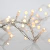 ΒΡΟΧΗ, 200 LED 31V ΜΕΤΑΣΧΗΜΑΤΙΣΤΗ, 4 ΕΠΕΚΤΑΣΕΙΣ ΩΣ 3 ΣΕΤ ΘΕΡΜΟ ΛΕΥΚΟ LED