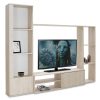 Σύνθετο σαλονιού Blossom pakoworld χρώμα sonoma light 220x32