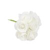Beauty Home ΜΠΟΥΚΕΤΟ ΛΕΥΚΑ ΤΡΙΑΝΤΑΦΥΛΛΑ 15 CM