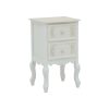 Συρταριέρα Pazlen Inart mdf σε λευκή αντικέ απόχρωση 40x45x65εκ 087-000010