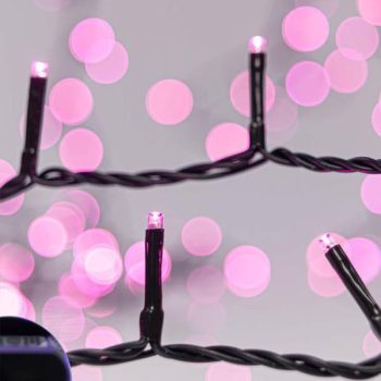ΣΕΙΡΑ 240 LED, 31V, ΜΕΤΑΣΧΗΜΑΤΙΣΤΗ ΜΕ ΜΝΗΜΗ, ΠΡΟΕΚΤΑΣΗ ΠΑΡΟΧΗΣ 300cm, ΠΡΑΣΙΝΟ ΚΑΛΩΔΙΟ, ΡΟΖ LED