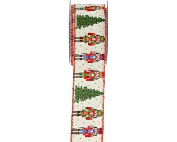 ΧΡΙΣΤΟΥΓΕΝΝΙΑΤΙΚΗ ΚΟΡΔΕΛΑ MINI NUTCRACKER ΚΟΚΚΙΝΟ 5,5ΕΚΧ9Μ