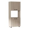 Ντουλάπα κουζίνας Guzel pakoworld σε sonoma απόχρωση 60x31.4x140εκ 120-000479