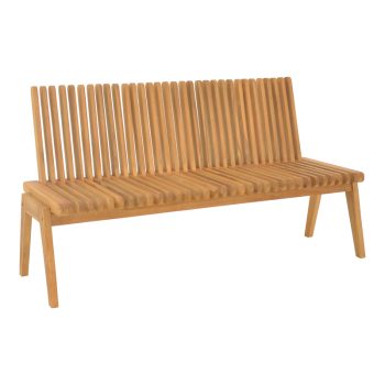 Παγκάκι Jey pakoworld teak ξύλο σε φυσική απόχρωση 150x45x40εκ 340-000016