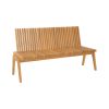Παγκάκι Jey pakoworld teak ξύλο σε φυσική απόχρωση 120x45x40εκ 340-000017