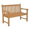 Παγκάκι Nat pakoworld teak ξύλο σε φυσική απόχρωση 120x57x96εκ 340-000018