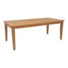 Τραπέζι Mady pakoworld teak ξύλο σε φυσική απόχρωση 200x100x75εκ 340-000022