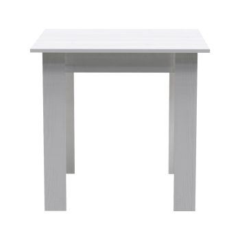 Alternative view of Τραπέζι Manka I  σε λευκή απόχρωση 80x80x77εκ