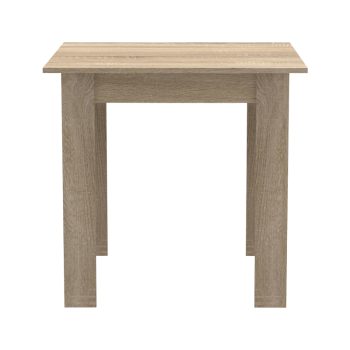 Alternative view of Τραπέζι Manka I  σε sonoma απόχρωση 80x80x77εκ
