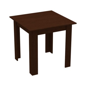 Τραπέζι Manka I pakoworld μελαμίνη σε wenge απόχρωση 80x80x77εκ 361-000008