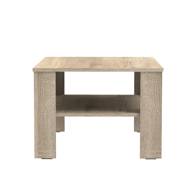 Τραπέζι σαλονιού Κhofi σε sonoma απόχρωση 90x60x42.3εκ - Image 3