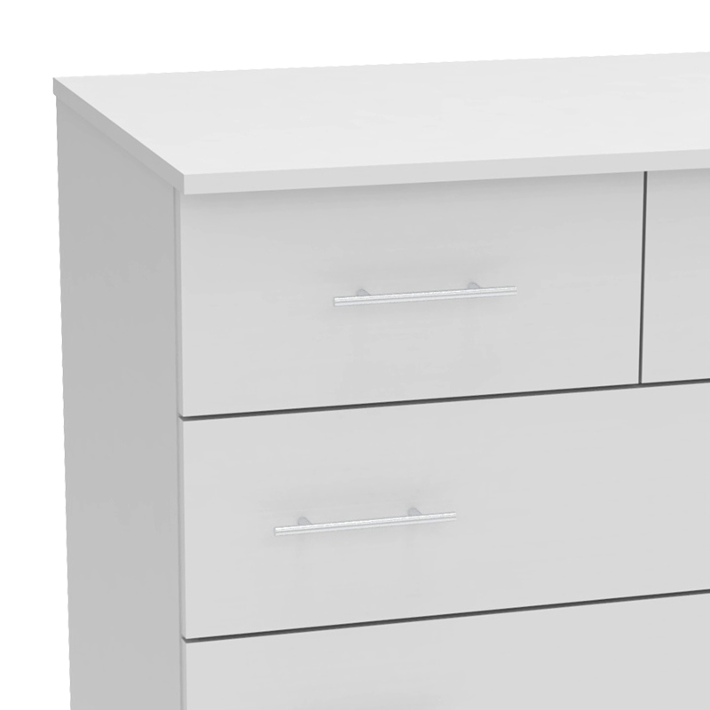 Συρταριέρα Kumode σε λευκή απόχρωση 80x45x85εκ - Image 3