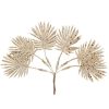 Beauty Home ΦΥΛΛΑ ΠΑΛΜΑ ΜΕ ΓΚΛΙΤΕΡ 6 ΤΜΧ 24CM