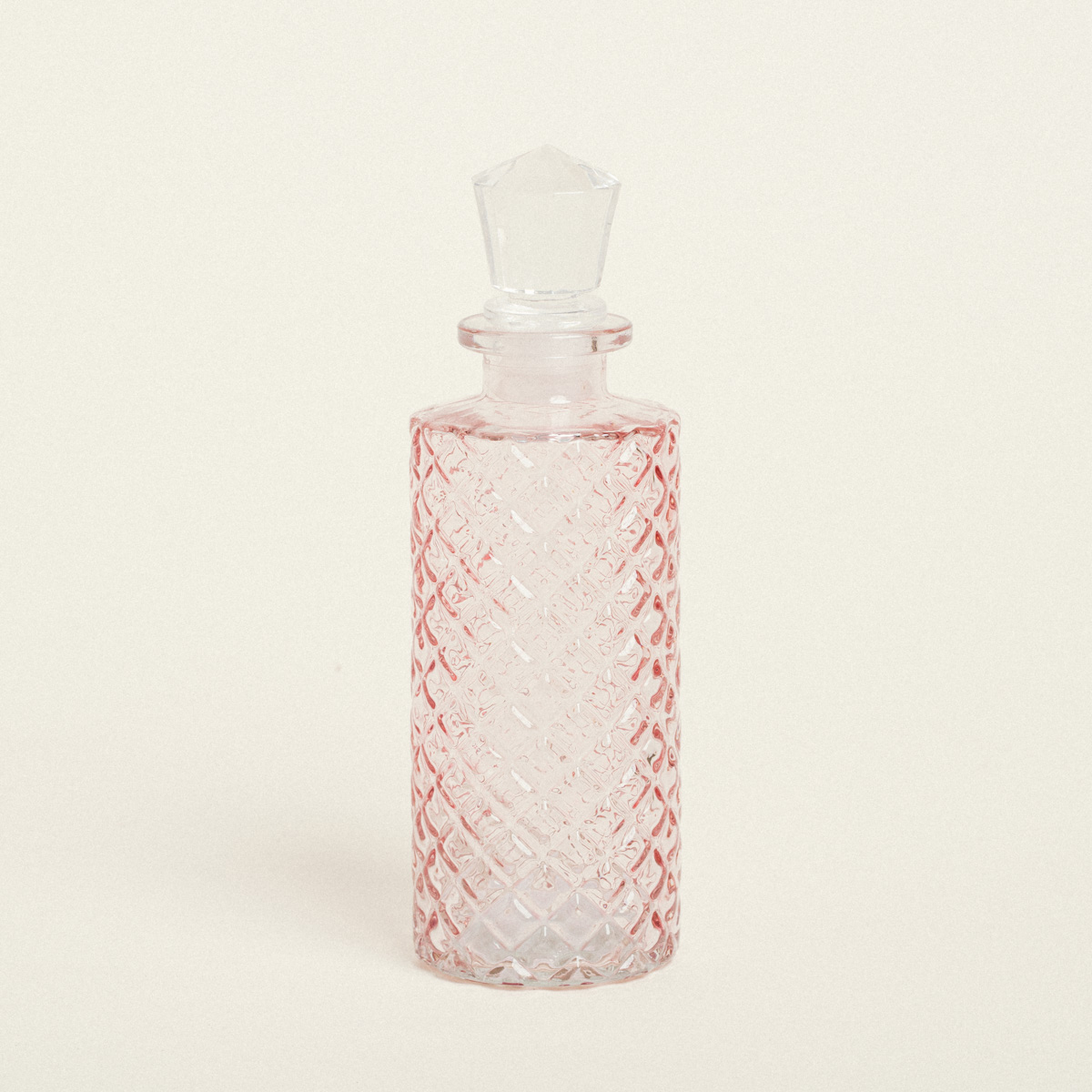 Beauty Home ΜΠΟΥΚΑΛΙ ΜΕ ΠΩΜΑ 17 x 5 cm ΡΟΖ