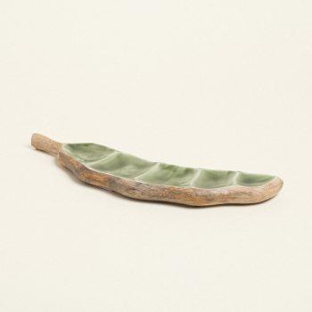 Beauty Home ΠΙΑΤΕΛΑ ΞΥΛΙΝΗ ΜΕ ΣΜΑΛΤΟ ΦΑΣΟΛΙ 10 x 40 cm