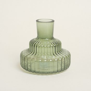 Beauty Home ΒΑΖΟ ΜΕ ΕΠΙΠΕΔΑ 15 x 14 cm Πράσινο