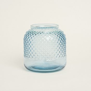 Beauty Home ΒΑΖΟ ΑΝΑΓΛΥΦΟ 19 x 19 cm Γαλάζιο