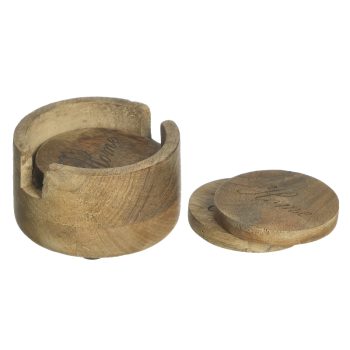 INART S/4 ΣΟΥΒΕΡ ΣΕ ΒΑΣΗ ΞΥΛΙΝΟ NATURAL Φ10Χ6 3-70-985-0104