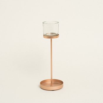 Beauty Home ΚΗΡΟΠΗΓΙΟ BILBAO ΡΟΖ ΧΡΥΣΟ 9.50 X 27 CM