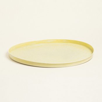 Beauty Home ΔΙΣΚΟΣ ΜΕΤΑΛΛΙΚΟΣ ΑΝΑΓΛΥΦΟΣ ΚΙΤΡΙΝΟΣ 60 CM