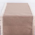 ΡΑΝΝΕΡ ΥΦΑΣΜΑΤΙΝΟ ΜΕ ΔΑΝΤΕΛΑ 30 cm x 1.5m  Ροζ Beauty Home