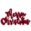 Beauty Home ΔΙΑΚΟΣΜΗΤΙΚΟ ΒΕΛΟΥΔΙΝΟ MERRY CHRISTMAS 32.5X18X2CM