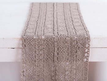 Beauty Home ΡΑΝΝΕΡ ΔΑΝΤΕΛΑ 23 cm ΜΠΕΖ