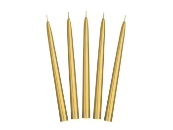 Beauty Home ΚΕΡΙΑ ΧΡΥΣΟ ΜΕΤΑΛΛΙΚΟ 24cm 10 ΤΜΧ