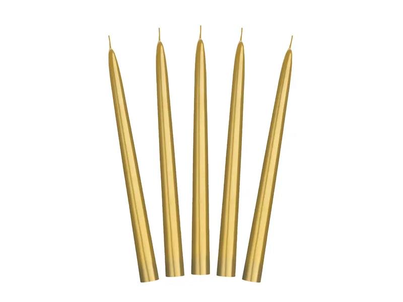 Beauty Home ΚΕΡΙΑ ΧΡΥΣΟ ΜΕΤΑΛΛΙΚΟ 24cm 10 ΤΜΧ