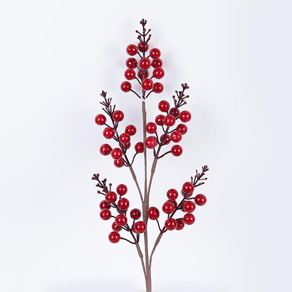 ΚΛΑΔΙ ΜΕ ΚΟΚΚΙΝΑ BERRIES 68CM
