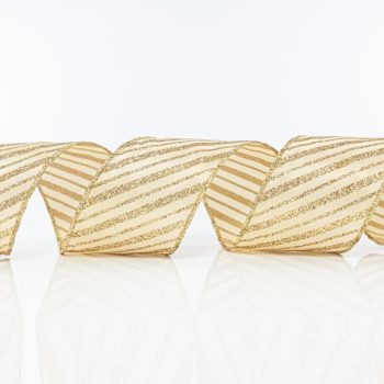 ΚΟΡΔΕΛΑ ΧΡΥΣΗ ΜΕ ΧΡΥΣΑ GLITTER 6,35CM 10Υ