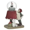 ΠΑΡΑΣΤΑΣΗ XMAS RESIN ΚΑΦΕ ΚΟΚΚΙΝΟ 13Χ10Χ17