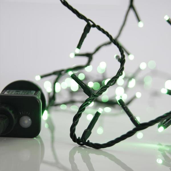 ΣΕΙΡΑ, 100 LED 3MM, 31V,8 ΠΡΟΓΡΑΜΜΑΤΑ, ΠΡΑΣΙΝΟ ΚΑΛΩΔΙΟ,ΠΡΑΣΙΝΟ LED