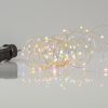 ΣΕΙΡΑ 100 ΜΙΝΙ LED, 4.5V, 11 ΠΡΟΓΡΑΜΜΑΤΑ ΜΕ ΜΕΤΑΣΧΗΜΑΤΙΣΤΗ, ΑΣΗΜΙ ΧΑΛΚΟΣ, OPAL ΚΑΙ ΘΕΡΜΟ ΛΕΥΚΟ LED