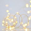 ΣΕΙΡΑ, 100 ΜΙΝΙ LED, 4,5V, ΣΤΑΘΕΡΟ, ΜΕ ΜΕΤΑΣΧΗΜΑΤΙΣΤΗ, ΠΡΟΕΚΤΑΣΗ ΠΑΡΟΧΗΣ 500cm, ΑΣΗΜΙ ΧΑΛΚΟΣ