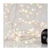 ΣΕΙΡΑ, 140 LED 3MM, 8 ΠΡΟΓΡΑΜΜΑΤΑ ΔΙΑΦΑΝΟ ΚΑΛΩΔΙΟ, ΘΕΡΜΟ ΛΕΥΚΟ LED,ΑΝΑ 5CM,ΙΡ44