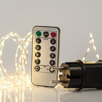 ΣΕΙΡΑ, 300 MINI LED, 31V, ΜΕ ΤΗΛΕΧΕΙΡΙΣΤΗΡΙΟ (ON/OFF, TIMER, DIMMER), ΜΕ ΜΕΤΑΣΧΗΜΑΤΙΣΤΗ, ΠΡΟΕΚΤΑΣΗ ΠΑΡΟΧΗΣ, ΑΣΗΜΙ ΧΑΛΚΟΣ, ΘΕΡΜΟ ΛΕΥΚΟ LED